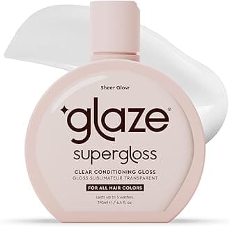 Supergloss Sheer Glow Clear Conditioning Gloss – Transparent Hair Gloss For All Hair Types & Colors – Boosts Color, Shine & Lightweight Hydration - 6.4 Fl Oz