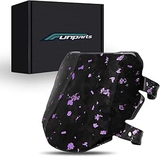 Funparts Carbon Fiber Number License Plate for Surron Sur Ron LBX Talaria Sting MX3/R MX4 Talaria XXX E Ride Pro SS S SR Tutti Soleil 01 Rawrr Mantis Ebox Electric Dirt Bike Purple