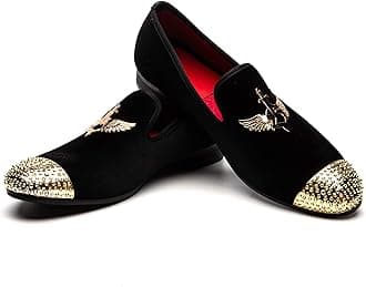 JITAI Men’s Fashion Loafers and Faux Leather Shoes for Men Moccains Party Loafers Shoes