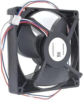 HH0004140A Refrigerator Cooling Fan 12.5x12.5cm 3-Pin Cooler,Compatible with Hitachi Refrigerator Fan Freezer Cooling Fan Silent Fan ﻿