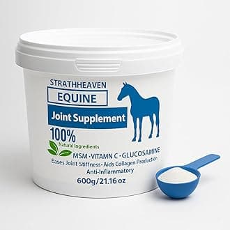Equine Joint Supplement for Horses – with MSM & Glucosamine Supports Joint Mobility, Flexibility & Cartilage Health – Ideal for Performance & Senior Horses