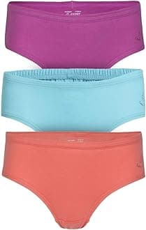 Jockey Girls Regular Fit Plain Regular (pack of 3)