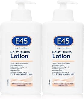 E45 Dermatological Moisturising Lotion (500ml) - Pack of 2
