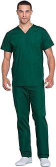 Cherokee Women's Unisex Top and Scrub Pant Set Medical