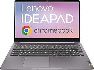Lenovo IdeaPad 3 Chromebook Laptop | 15.6 inch Full HD Laptop | Intel Pentium Silver N6000 | 8GB RAM | 128GB eMMC| Chrome OS| Arctic Grey