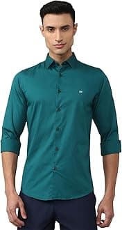 Peter England Men PCSFSSLPS14177 Western