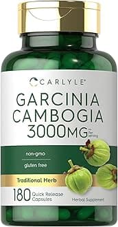 Garcinia Cambogia Extract | 180 Capsules | Non-GMO, Gluten Free Supplement
