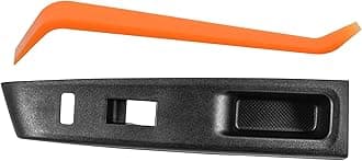 Car Door Window Switch Bezel Trim, Passenger Right Side Fits for Toyota Yaris L LE SE 4 Doors Sedan 2012 2013 2014 Replaces 74231-52650-C0, Window Control Panel Cover, Armrest Base Panel