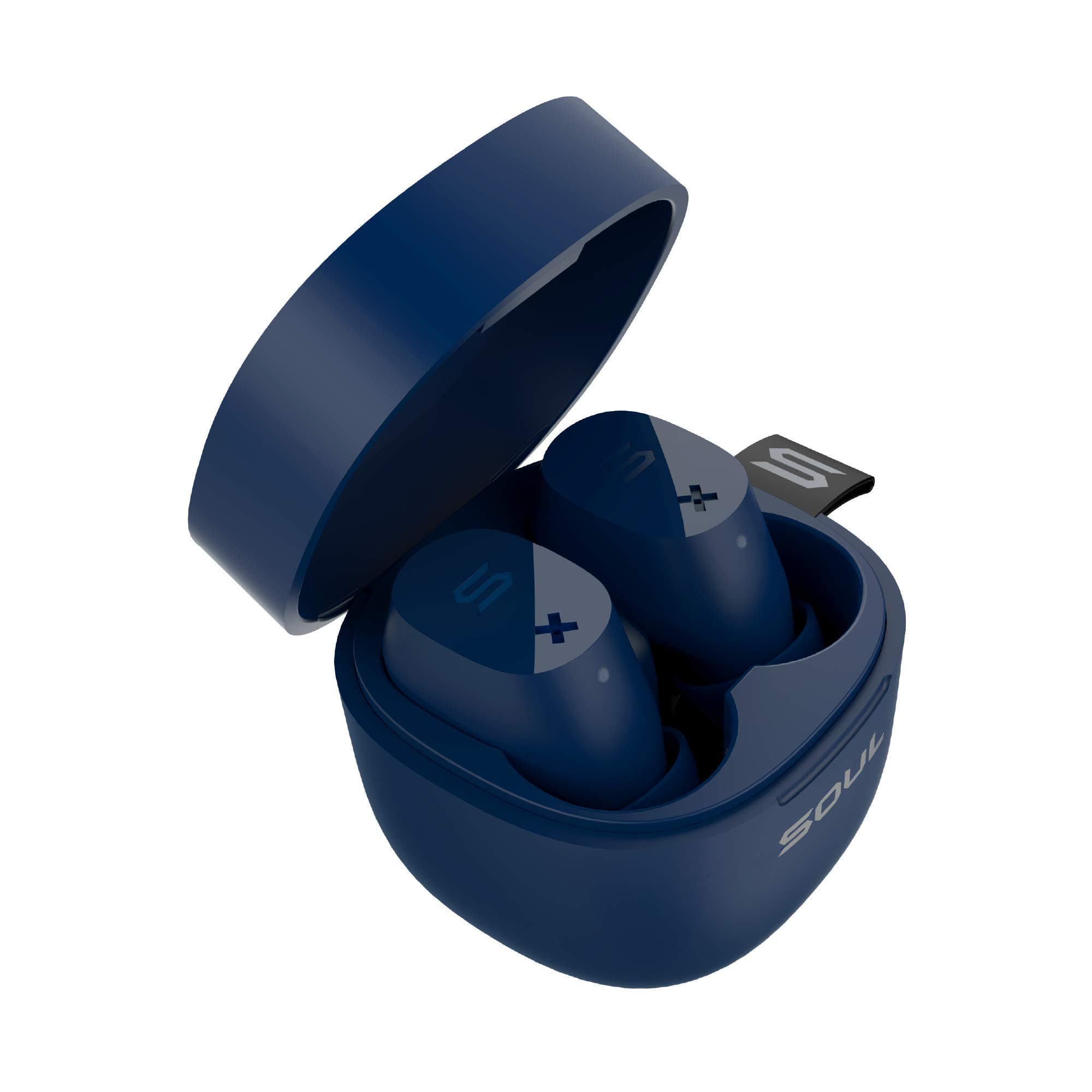 Soul Electronics ST-XX Superior High Performance True Wireless Earphone, Bluetooth 5.0 Earbuds IPX5 Waterproof Noise Cancelling Headphones Built-in Microphones for iPhone iPad Android Tablets Laptop