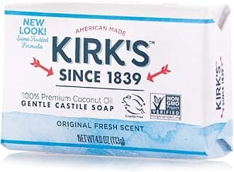 Kirk's Natural Original Castile Soap, 4 Ounce (Packaging may Vary)