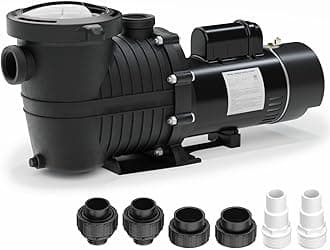 Pipopa 1.5hp Pool Pump Above Ground & Inground | 2-Speed Control | 4680GPH Flow | 43ft Head Lift | Swimming Pool Pump for Above Ground & Inground Pools | 230V AC 60HZ