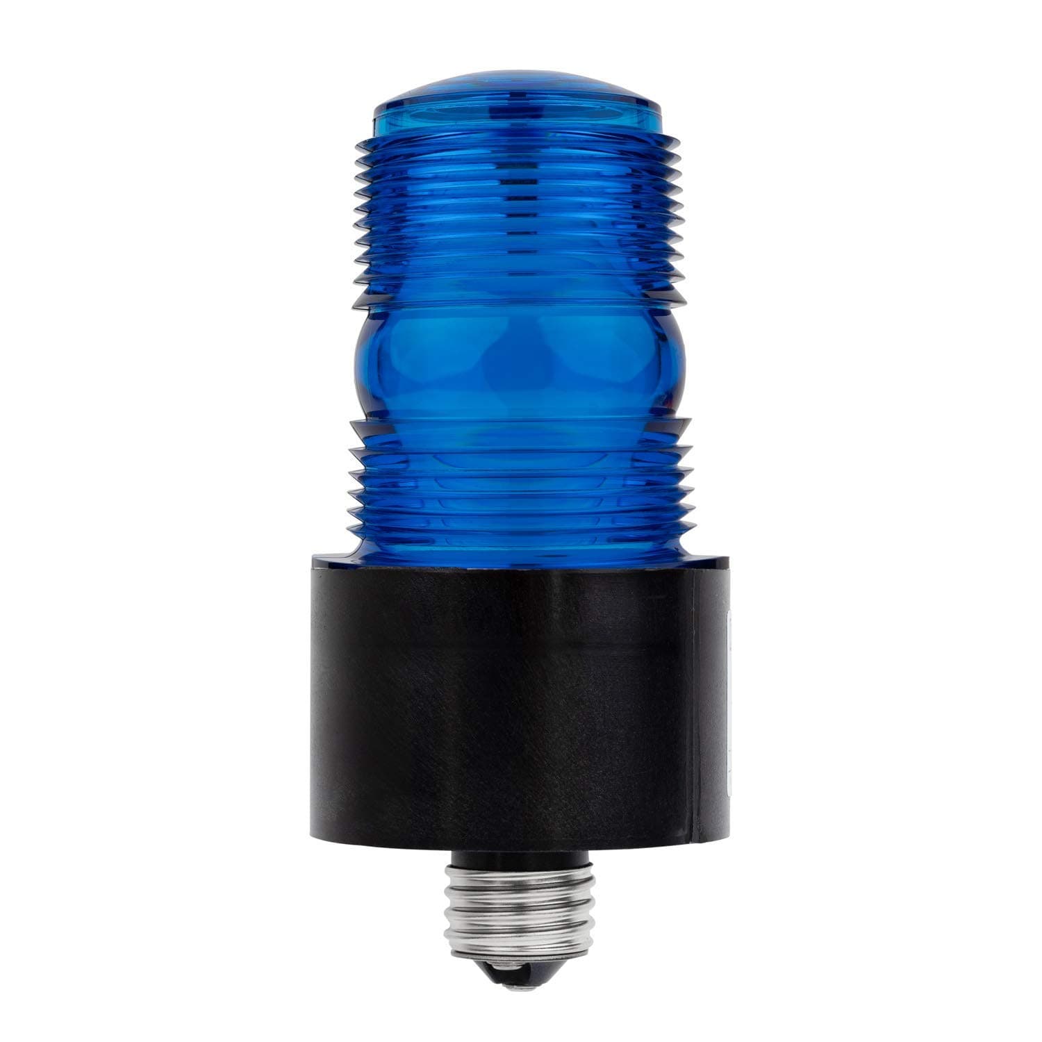 485S-B Microstrobe E26 Medium Bulb Base, 120VAC, Blue Lens (Blue, Screw-in Base (120 VAC))