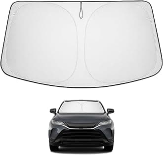 Proadsy Front Windshield Sun Shade Foldable Sunshade Protector Custom Fit 2021 2022 2023 2024 Toyota Venza, LE, XLE, Limited, SUV Accessories 2024 Upgrade