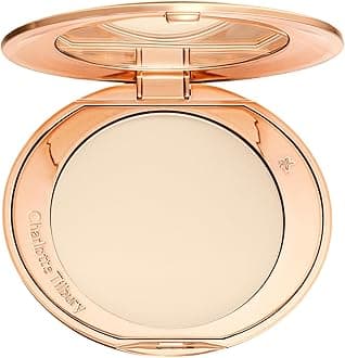 Charlotte Tilbury Airbrush Flawless Finish Setting Powder - Pore-Blurring Pressed Powder for Face Makeup to Minimize Shine with a Soft-Focus Finish