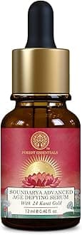 Forest EssentialsTravel Size Soundarya Advanced Serum With 24 Karat Gold 12ml (Anti-Aging Face Serum)