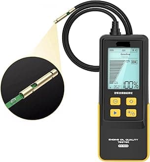 Engine Oil Quality Tester AS503 Engine Oil Tester for Petrol and Diesel Vehicles with 2.8-Inch Screen, High-Precision Detection Probe, Transmission Oil Temperature Display