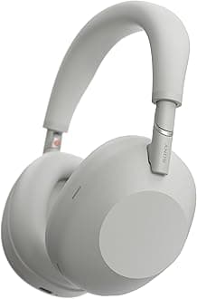 Sony WH-1000XM6 The Best Noise Canceling Wireless Headphones, HD NC Processor QN3, 12 Microphones, Adaptive NC Optimizer, Mastered by Engineers, Studio-Quality, 30-Hour Battery, Platinum Silver