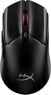HyperX Puslefire Haste 2 Core Wireless Gaming Mouse for PC Lightweight 71g 100 Hours Dual Wireless (2.4GHz / Bluetooth) HyperX Sensor 12000DPI Black 8R2E6AA