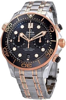Seamaster 300 Master Co-Axial Chronograph Automatic Chronometer Black Dial Men's Watch 210.20.44.51.01.001