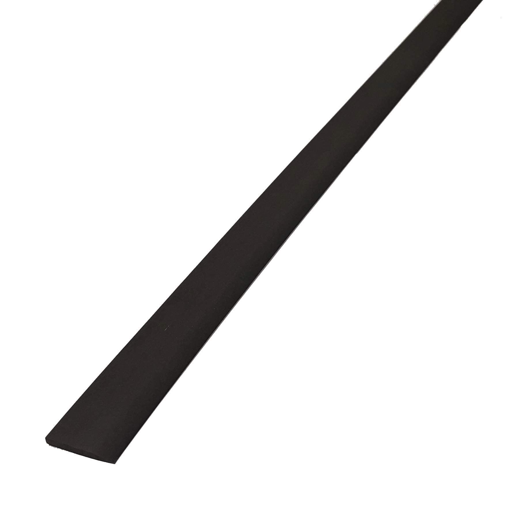 Herco 140 Thermoplastic Transitional Moulding 20 ft x 1-1/4 in x 1/4 in (Black)