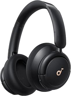 by Anker Q30 Hybrid Active Noise Cancelling Headphones with Multiple Modes, Hi-Res Sound, Custom EQ via App, 62H Playtime, Comfortable Fit, Bluetooth Headphones, Multipoint Connection