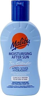 Malibu Sun After Sun Tan Extending Lotion, Moisturising After Sun Care to Prolong Natural Tan, Hydrating Body After Sun Lotion, Original, 100ml