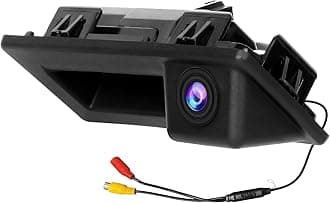 podofo 1280x720P HD Backup Camera Rear View Camera for VW Tiguan/Golf/Jetta/Passat/Touran/Touareg/Lavida/Sagitar/Caddy, IP69 Waterproof Rear Camera Night Version with 6M Extension Cable