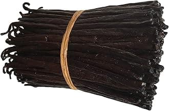 8oz Madagascar Organic Vanilla Beans Grade A. Certified USDA Organic. Fresh 6"-8" for Cooking, Baking and Extract by FITNCLEAN VANILLA| 0.5 lb Bulk NON-GMO Whole Bourbon Gourmet Pods.