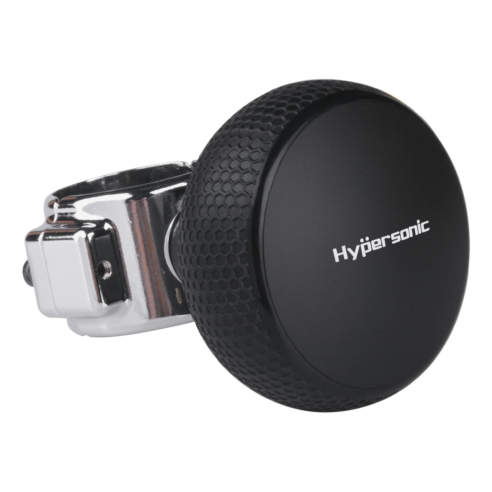 Large Steering Wheel Knob, Steering Wheel Spinner, Smooth and Durable Power Handle With Bearing Fits Cars, Trucks, Tractors, Boat, Mowers and Forklifts (Black)