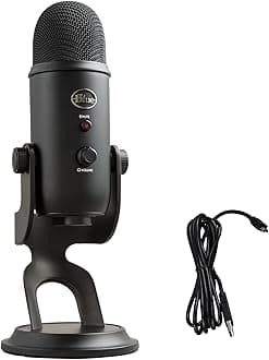 Yeti USB Microphone USB Microphone Blue Microphones Blackout