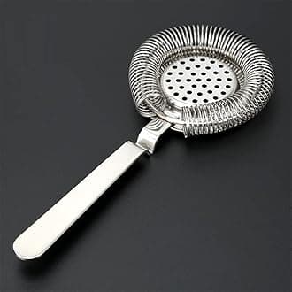 - Stainless Steel Cocktail Strainer, Hawthorne Strainer, Bar Tool, Medium, 20 x 9 cm, Silver