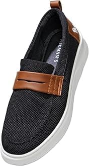 Neeman's The Brunch Loafers for Men | Comfortable, Flexible & Breathable Knitted Upper and Faux Leather