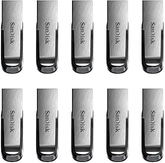 64GB 10-Pack Ultra Flair USB 3.0 Flash Drive (10x64GB), Non-Retail Packaging - SDCZ73-064G-B10CT