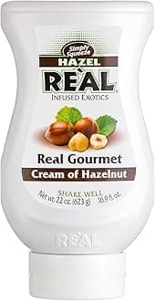Re’al | Cream of Hazelnut Syrup | Made with Real Nuts | 500ml |Natural Ingredients| Cocktails, Baking, Smoothies, Coffee, Desserts, Coffee Syrup, Hot Chocolate