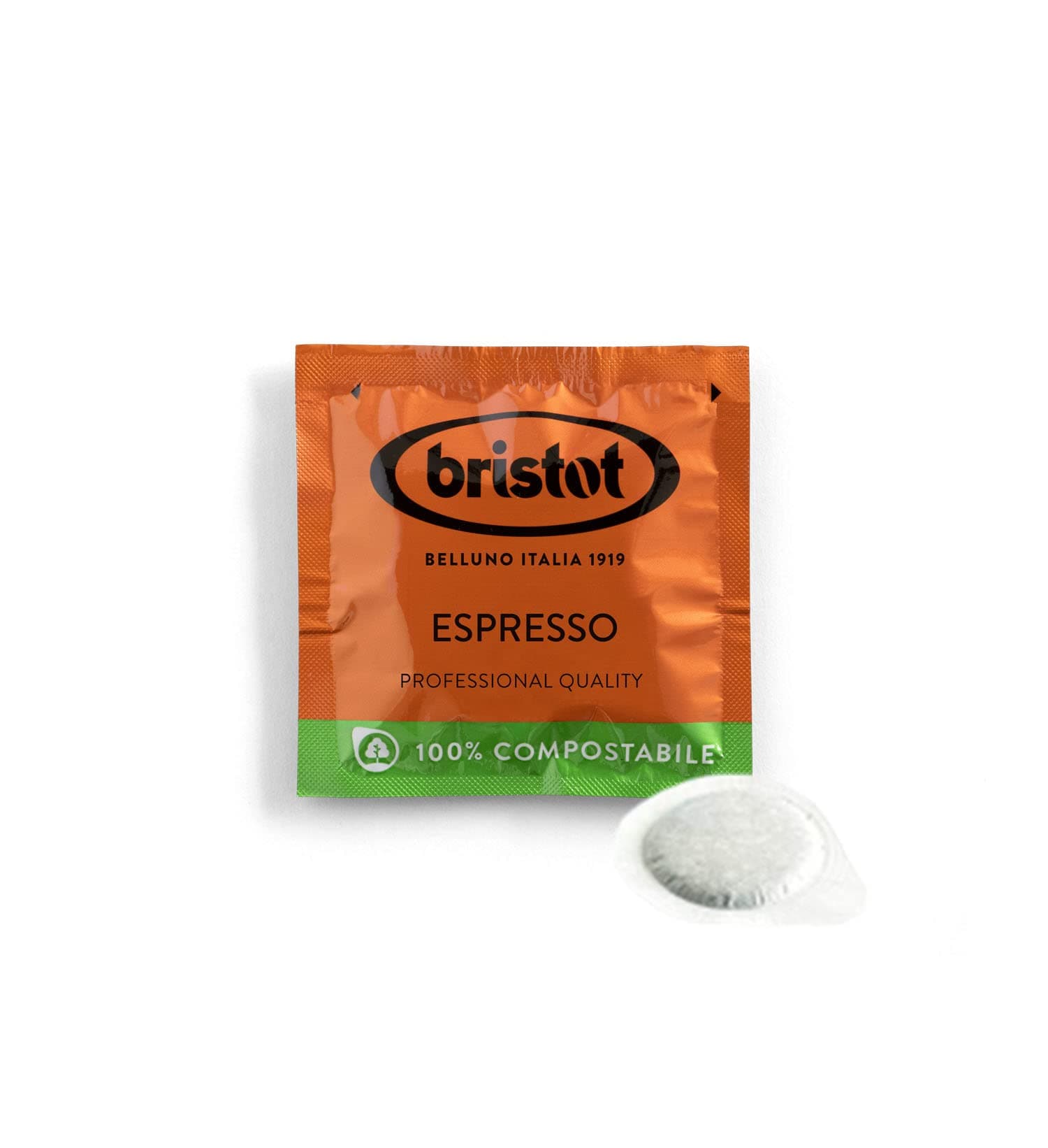 Single-Serve Compostable Coffee Pods | Low Acid | E.S.E. Coffee Pods | Medium Espresso Roast | Pack of 150