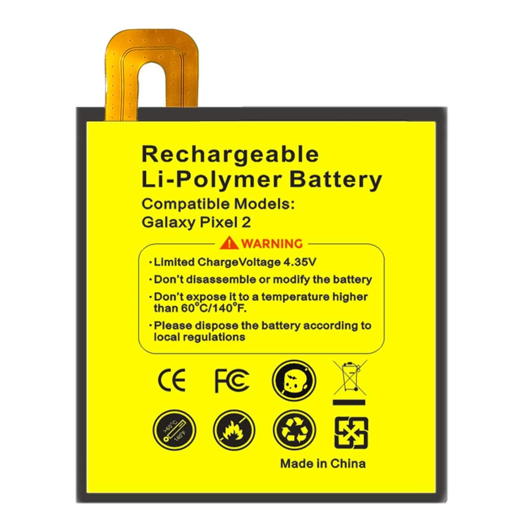 3100mAh Li-Polymer Battery BG2W Replacement for HTC Google Pixel 2 (5.0'') G011A-B with Repair Replacement Kit Tools