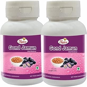 Harc Herbal Canada Gond Jamun (Indian Black Berry Gum) | 60g(Pack of 2) | 100% Pure & Natural Ayurvedic Gond