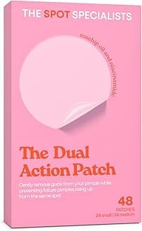 The Dual Action Patch (48 Patches) | Bespoke Formula Pimple Patches for Face to Fight Acne & Prevent Recurrence | Results After 6 Hours | Strategically Curated Ingredients | Created By Dermatologists
