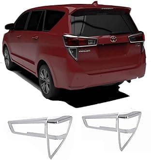 GKS Tail Lamp Chrome Cover for Toyota Innova Crysta 2016-2018 Set of 2 Pcs.