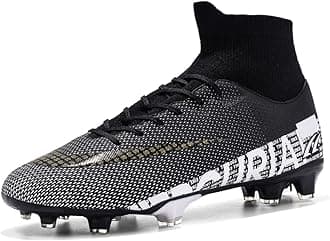 Men's Soccer Cleats Athletic Soccer Boots Sneaker Turf Football Shoes Firm Ground