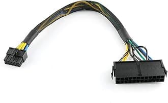 E-outstanding 24 Pin to 10 Pin ATX PSU Main Power Adapter Cable PC Power Supply Upgrade Manually Convert for PCs 30cm