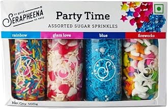 Sugar Sprinkles - Party time, 100g | Cakes and Cupcakes Decoration Kit