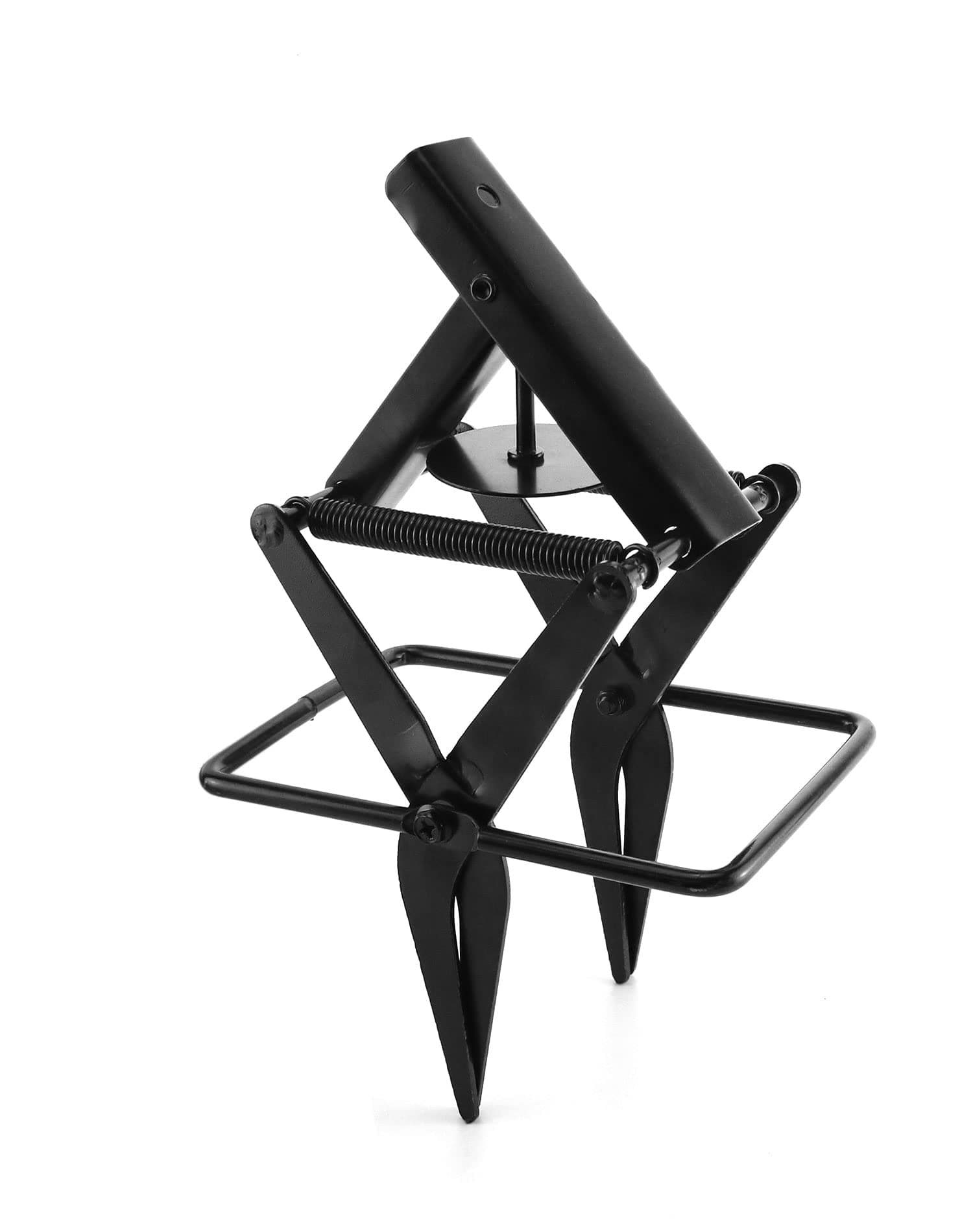 QWORK® Mole Trap, Gopher Trap Mechanical Eliminator with Quick Scissors, Black