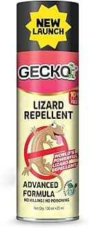 India's First Aerosol-Based Herbal Lizard Repellent Spray | Safe, Odourless & Eco-Friendly | Long-Lasting 60-Day Protection | Plant-Based Formula for Home Use | 120ml | FORMULATION 30X