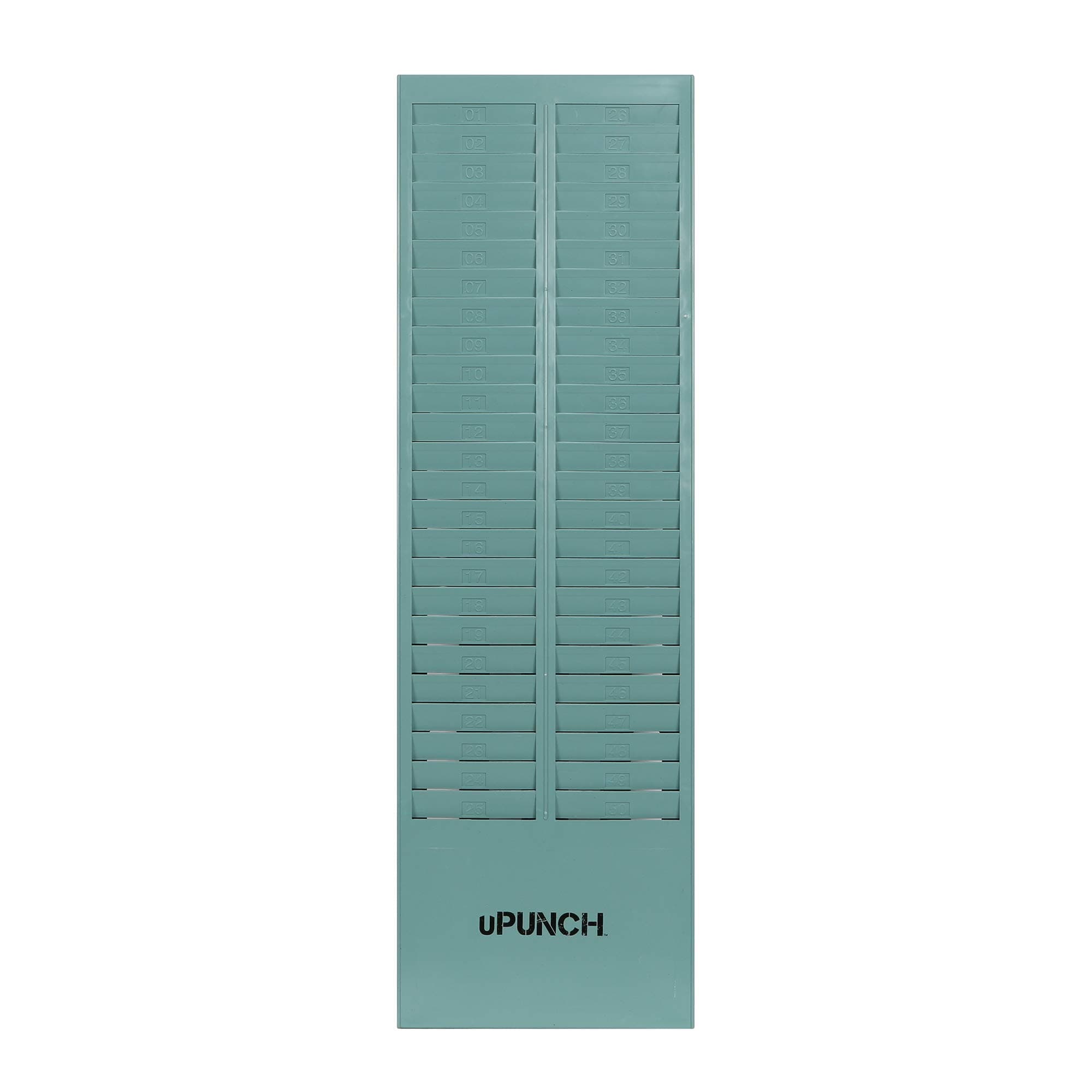 uPunch Time Card Rack with 50 Slots