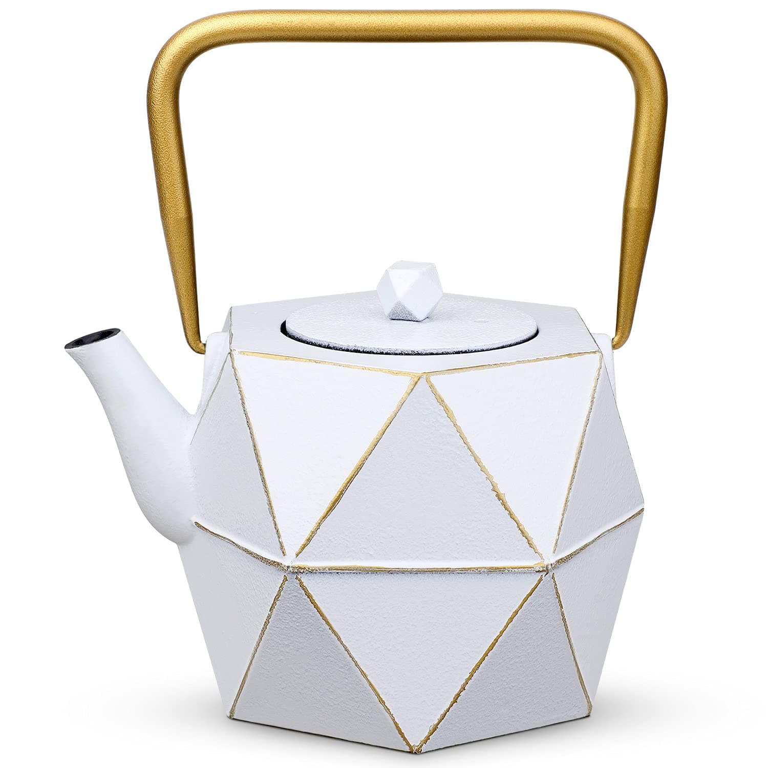 Cast Iron Diamond Teapot