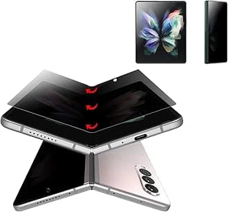 For Samsung Galaxy Z Fold 3 Privacy Screen Protector Anti-Peeping Nano Soft Film Outer Screen+Inner Screen Anti-Peeping Soft film Anti-Spy Protective Film