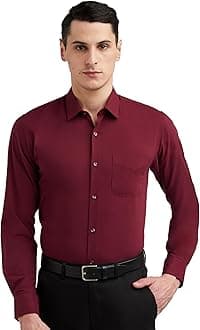 Men's Everyday Solid Slim Fit Full Sleeve Formal Shirt | Cotton-Rich