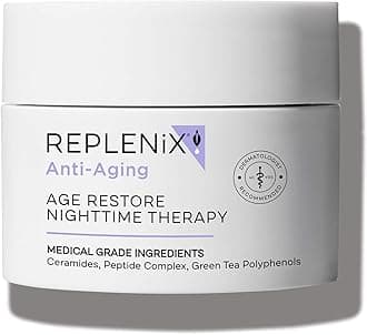 Age Restore Nighttime Therapy Face Cream, Anti-Aging Medical-Grade Facial Moisturizer for Mature & Dry Skin