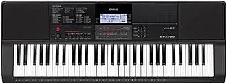 Casio CT-X700 61-Key Portable Keyboard, Black